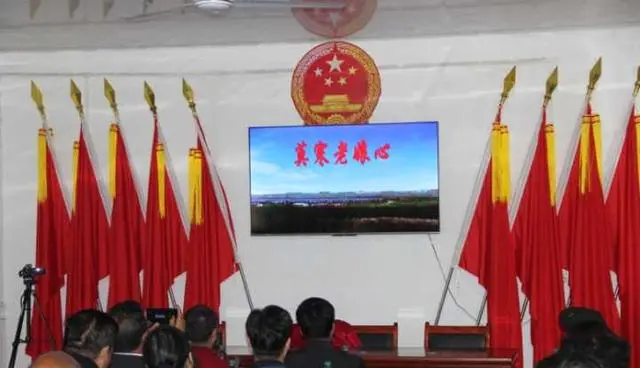 农民自编自演电影《莫寒老娘心》在孟津寒亮村完成制作 _ 现场图